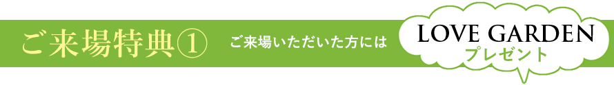 ご来場特典